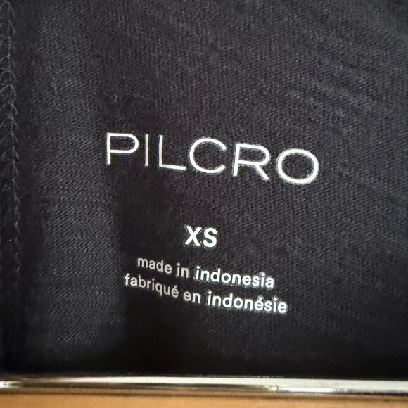 PILCRO | Solstice Golden Hour Tee Gold Butterfly with Lace Ruffle | Extra Small - Picture 5 of 7